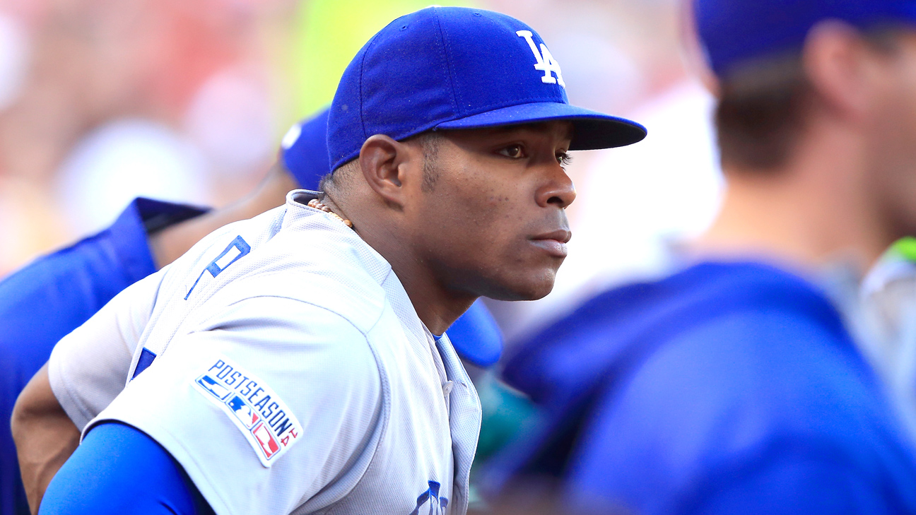 Dodgers 'disappointed' in Yasiel Puig's party video posted to social media,  not selling his merchandise – Orange County Register
