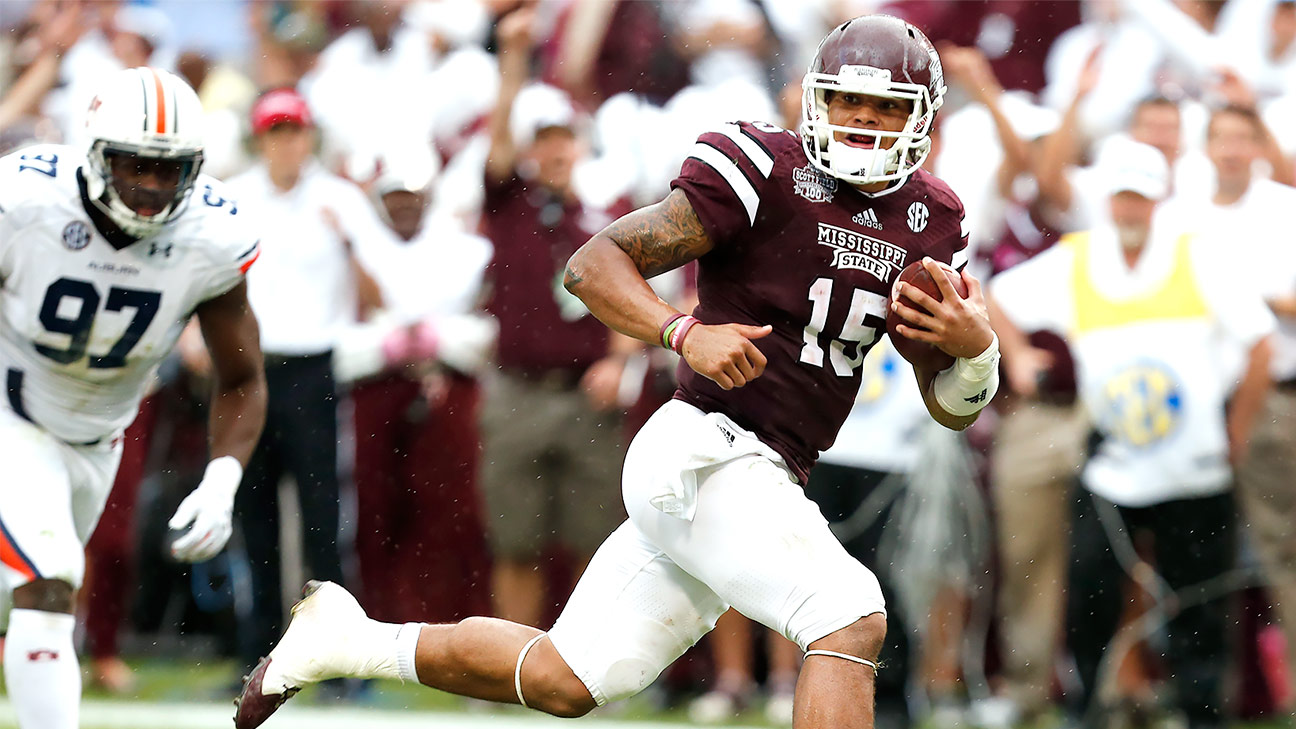 Mississippi State Heisman candidate QB Dak Prescott ready for Alabama after  missing last year's game 