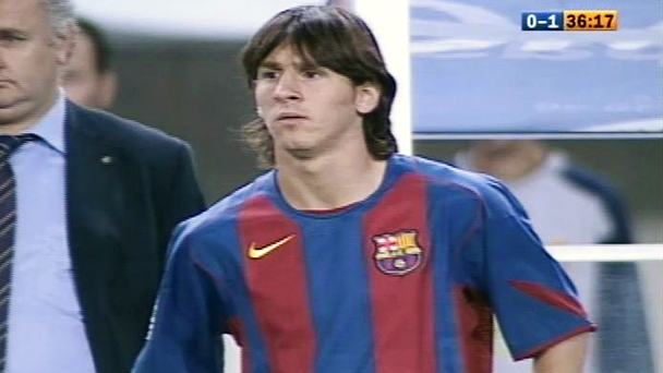 lionel messi 16 years old