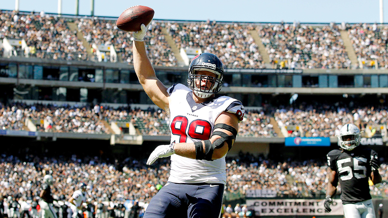 J.J. Watt catches another touchdown, Ryan Fitzpatrick throws six