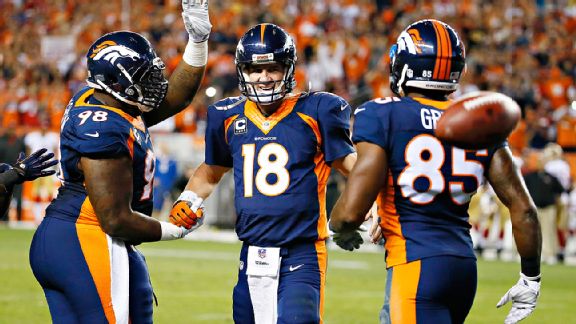 Manning makes history as Broncos rout 49ers 42-17 – The Morning Call