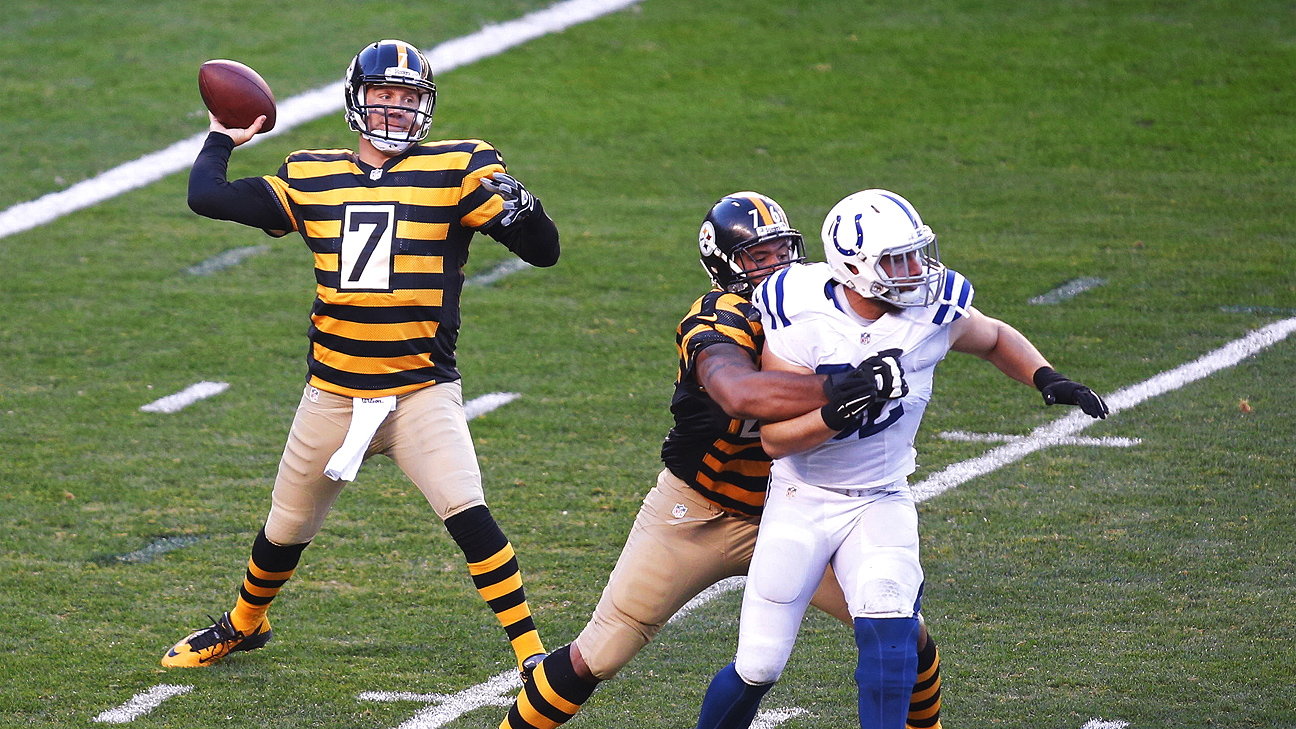 Roundup: Steelers beat Colts as Big Ben throws for 522 yards, 6 TDs