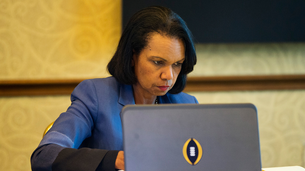 Condoleezza Rice says College Football Playoff selection committee shouldn't change a thing
