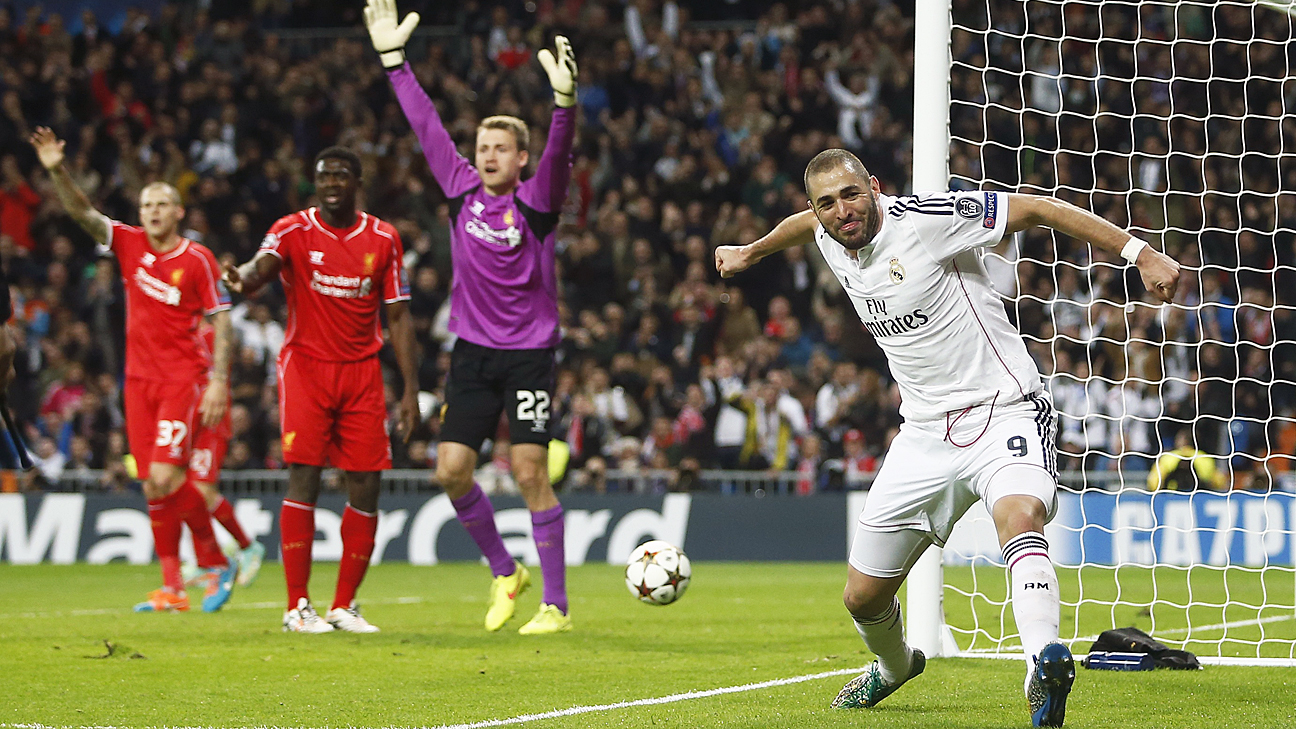 Real madrid cheap liverpool 2014