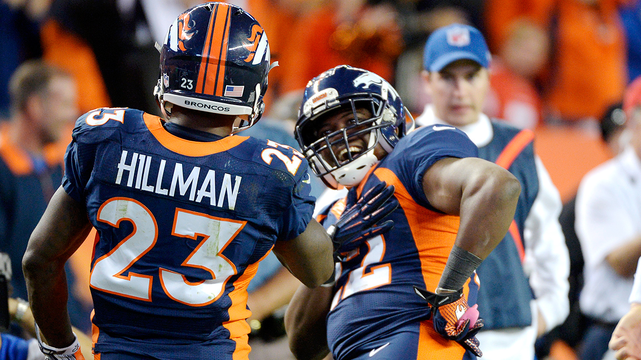 Denver Broncos running back Ronnie Hillman (23) carries the ball