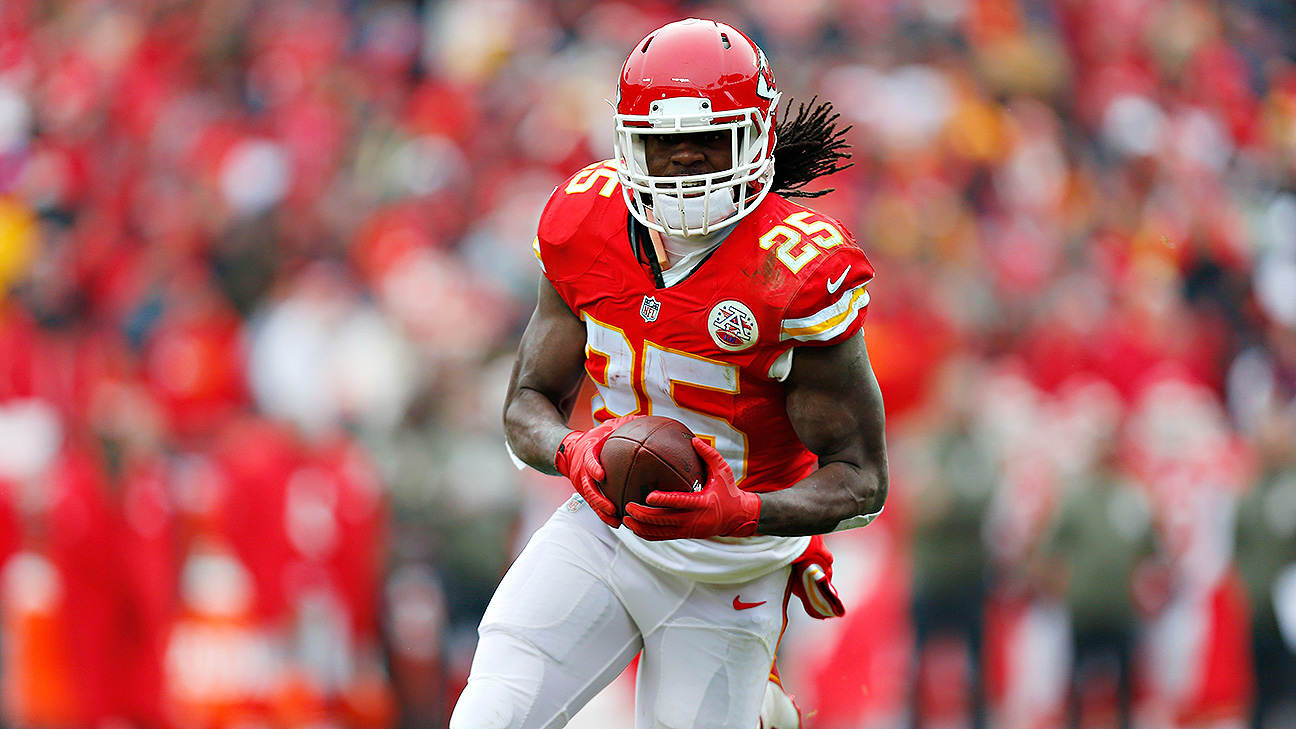 Chiefs' Jamaal Charles tops early 2014 fantasy rankings