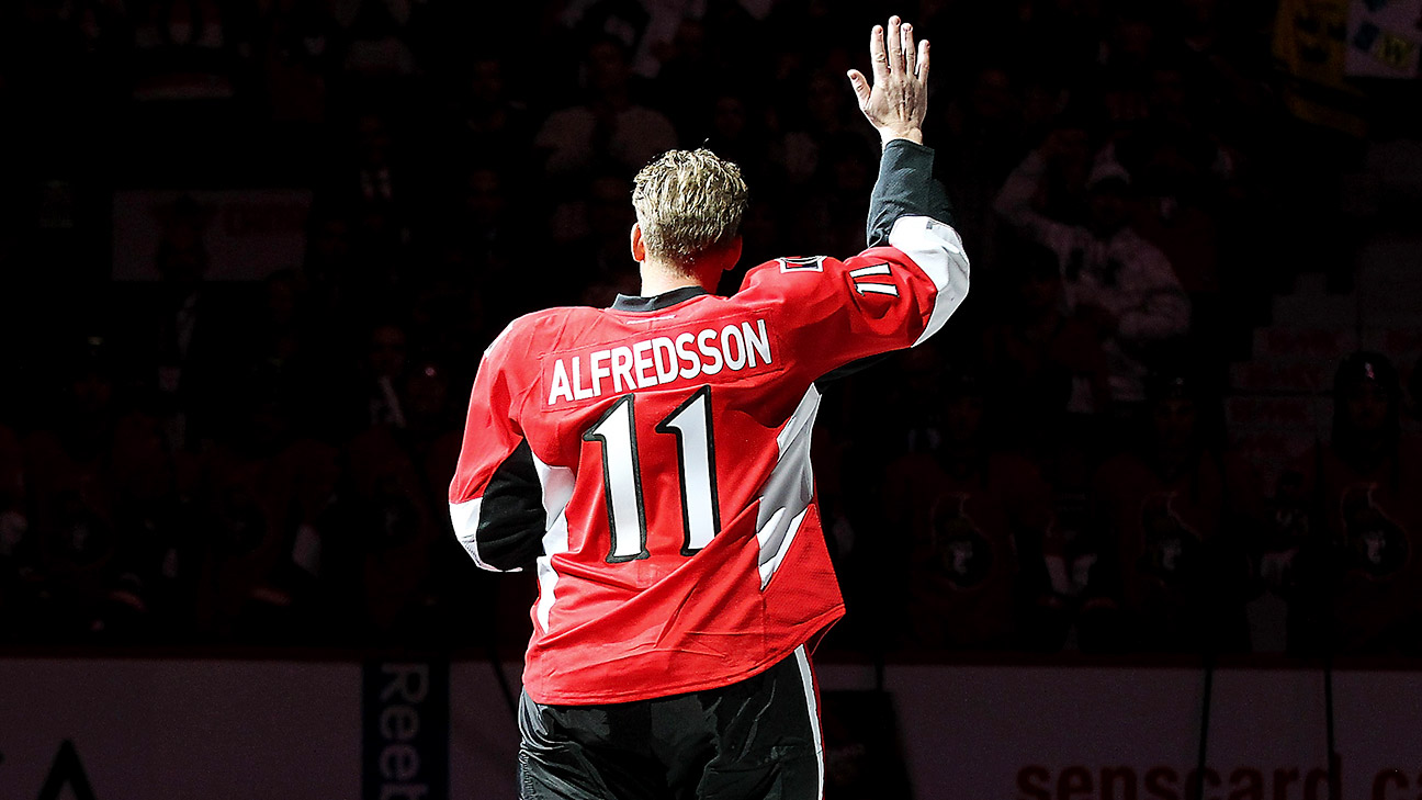 Ottawa Senators to retire Daniel Alfredsson's No. 11 jersey - Sports  Illustrated