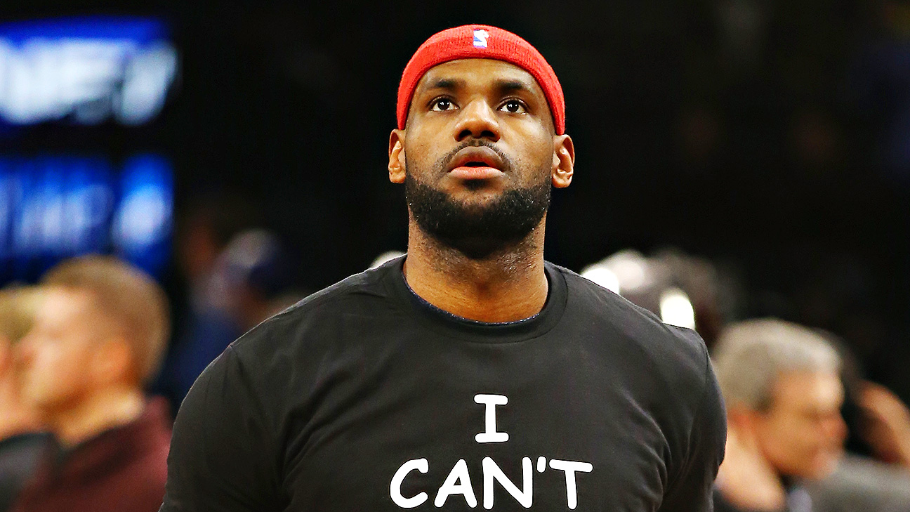 LeBron James, Other NBA Players Wear I Can't Breathe Shirts