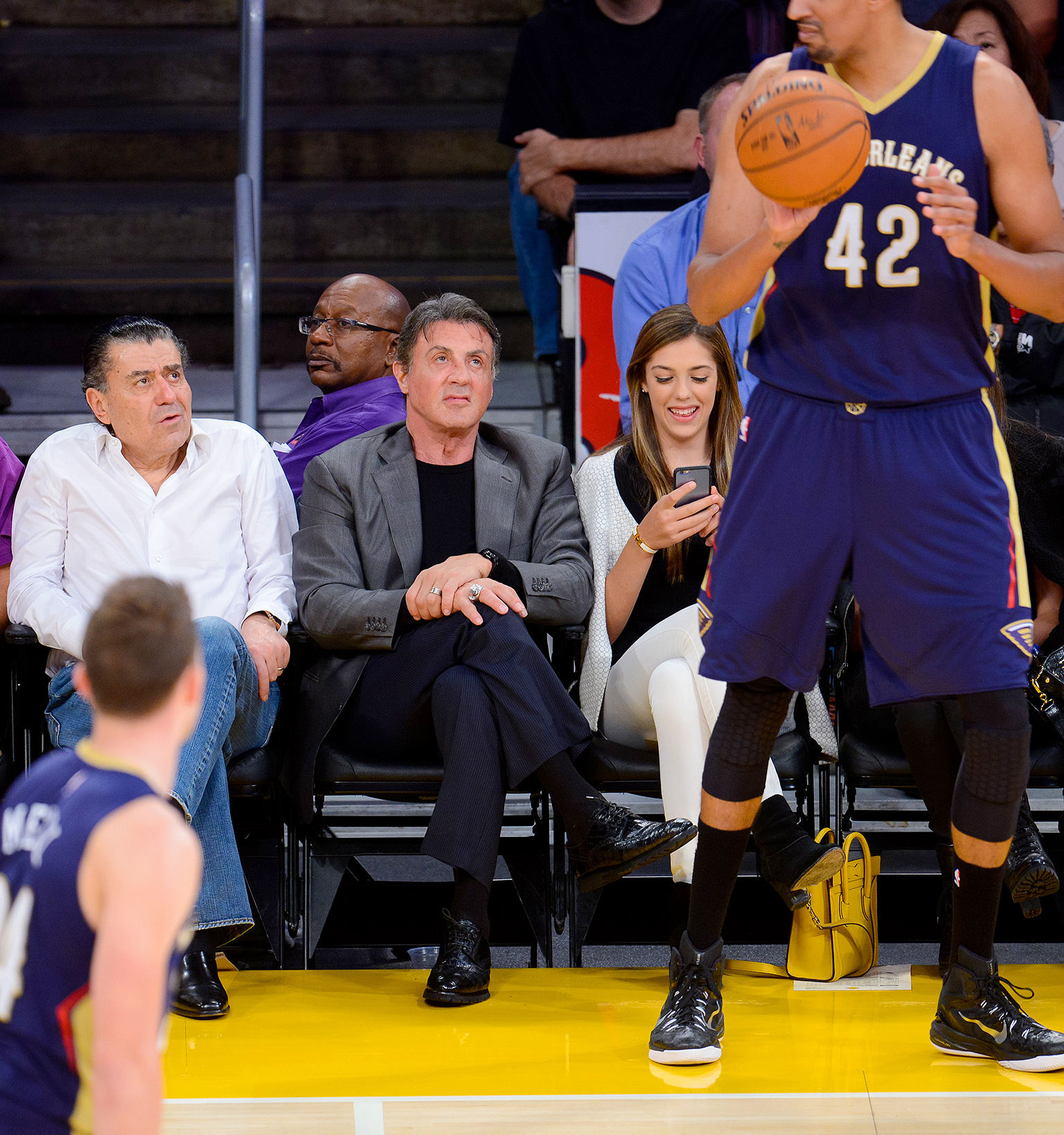 Sylvester Stallone Friday Funnies NBA Courtside ESPN