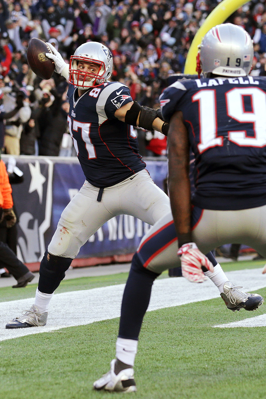 New England Patriots quarterback Tom Brady looks at the board during 2nd  half action, between the Miami Dolphins, and the New England Patriots  September 12, 2011 at Sun Life Stadium in Miami