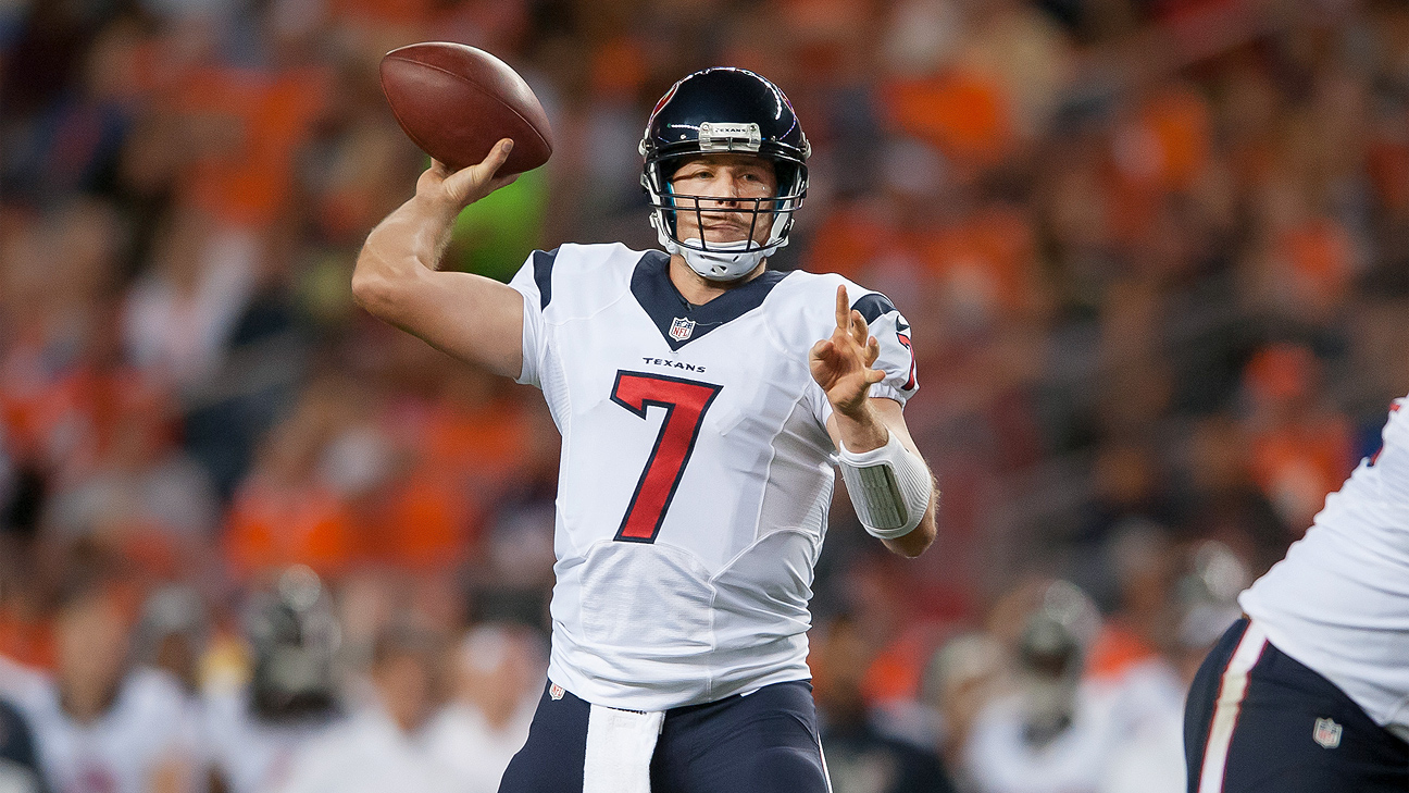 Texans release Case Keenum, trade with Patriots for backup