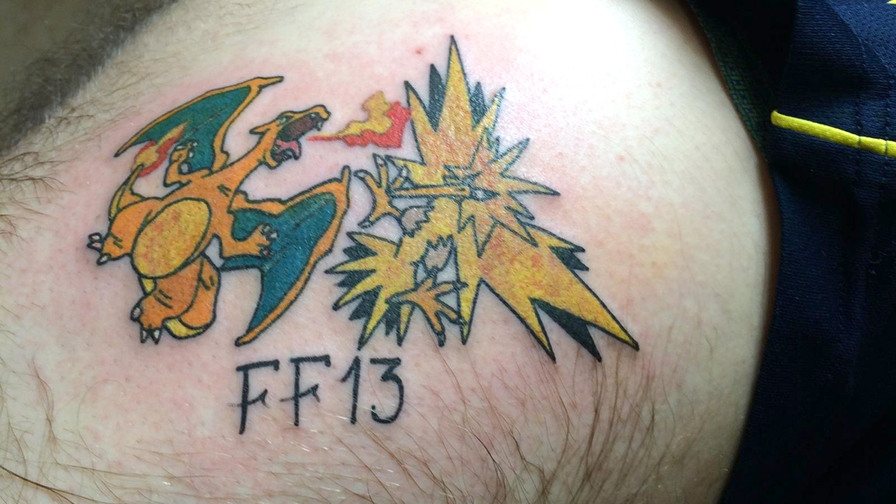 Check Out This Fantasy Football League Losers Ridiculous Drake Thigh Tattoo  PopStarTats