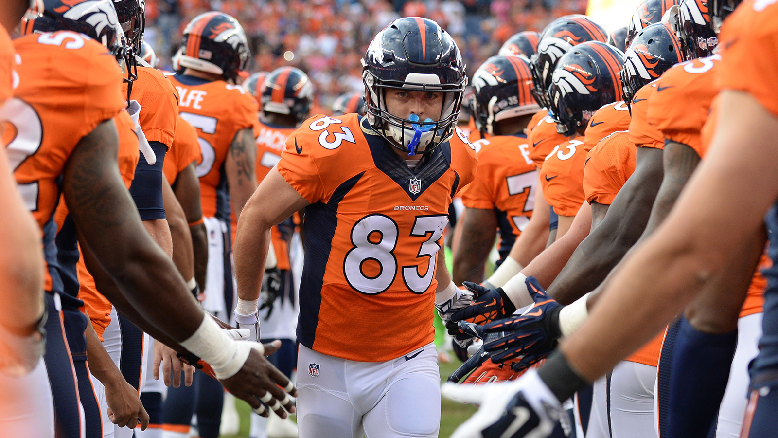 wes welker broncos helmet