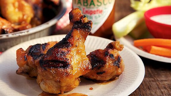 Quickie Honey Chipotle Grilled Wings