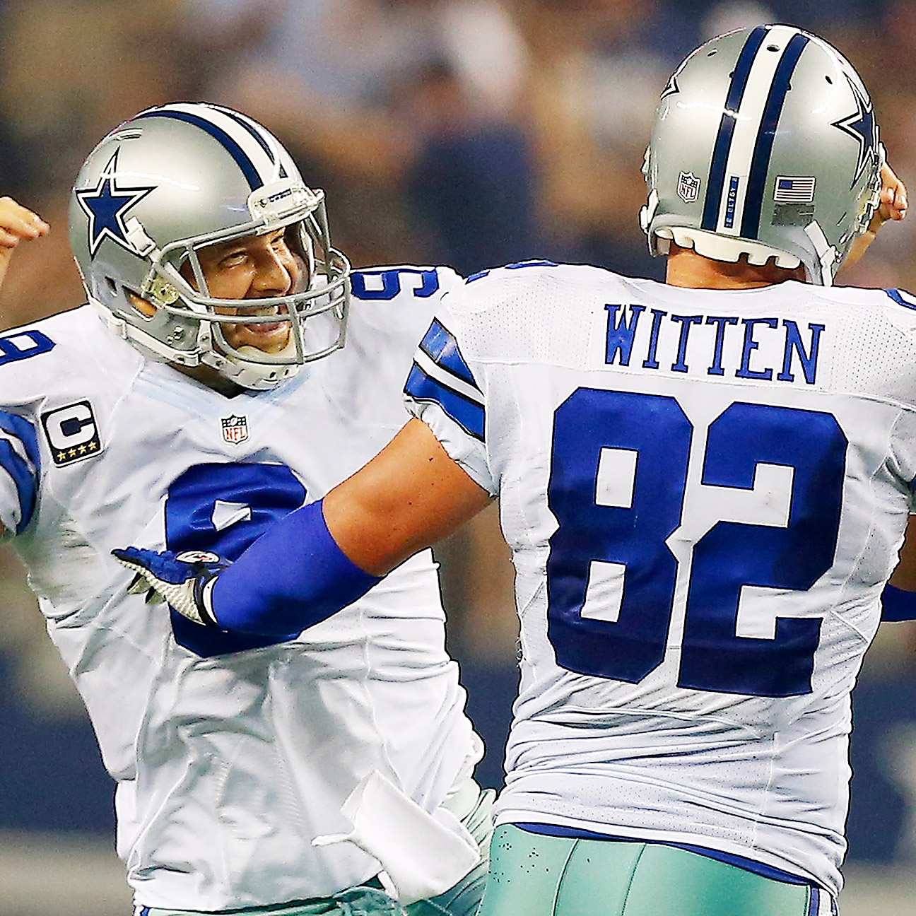 January 04, 2015: Dallas Cowboys wide receiver Terrance Williams #83 scored  two touchdowns during an NFL Wild Card Playoff football game between the  Detroit Lions and the Dallas Cowboys at AT&T Stadium