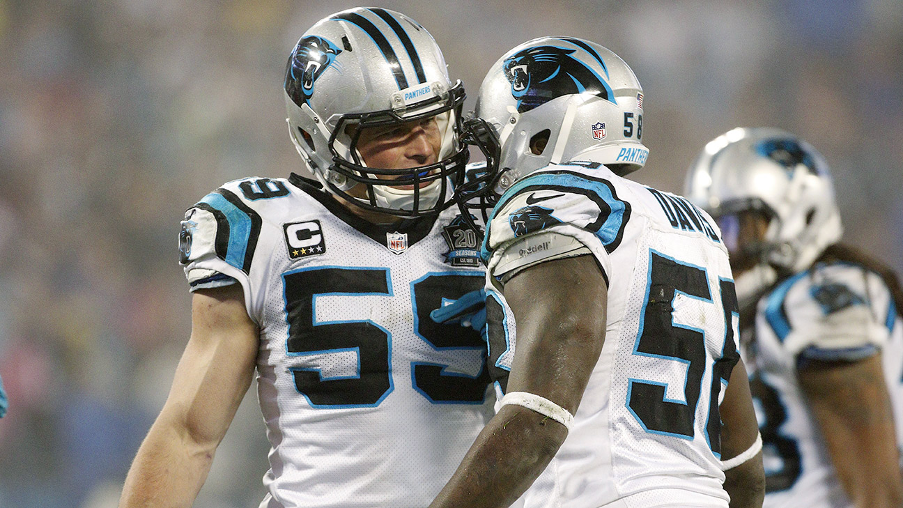 Carolina struggling, but Luke Kuechly, Thomas Davis setting