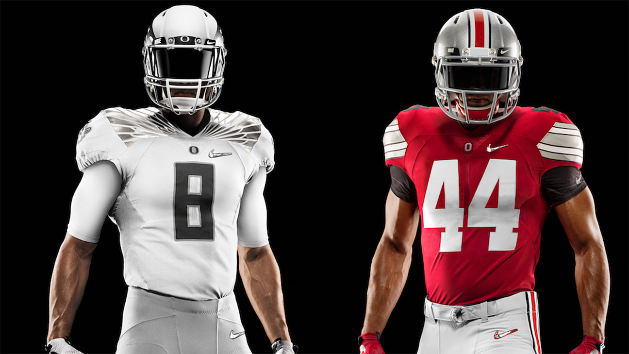 Nike's Oregon uniforms for national title game include no green - ESPN