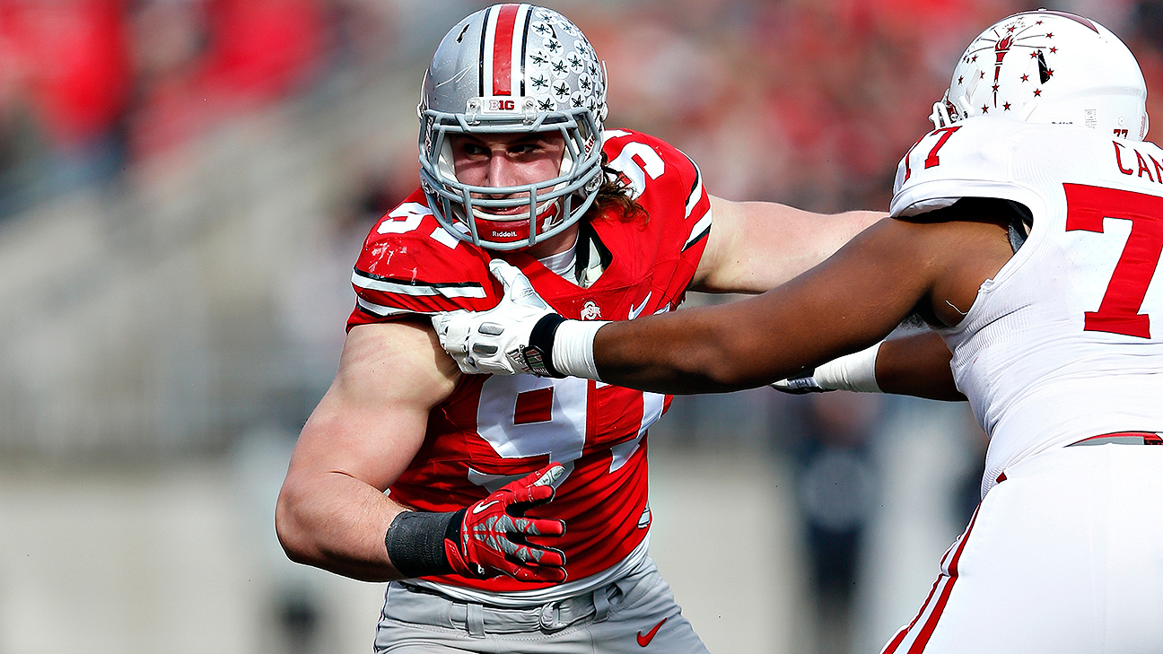 In Place of a Suspended Joey Bosa, Ohio State's Sam Hubbard Comes