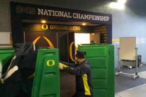 Moving Into Locker Room