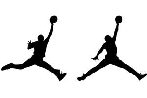 Michael Jordan silhouette
