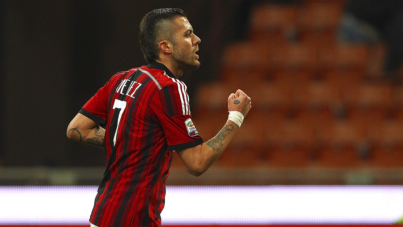 Flocage Officiel Milan AC 2016/2017 – Menez Dom – Neuf Avec étiquettes – Marque Stilscreen