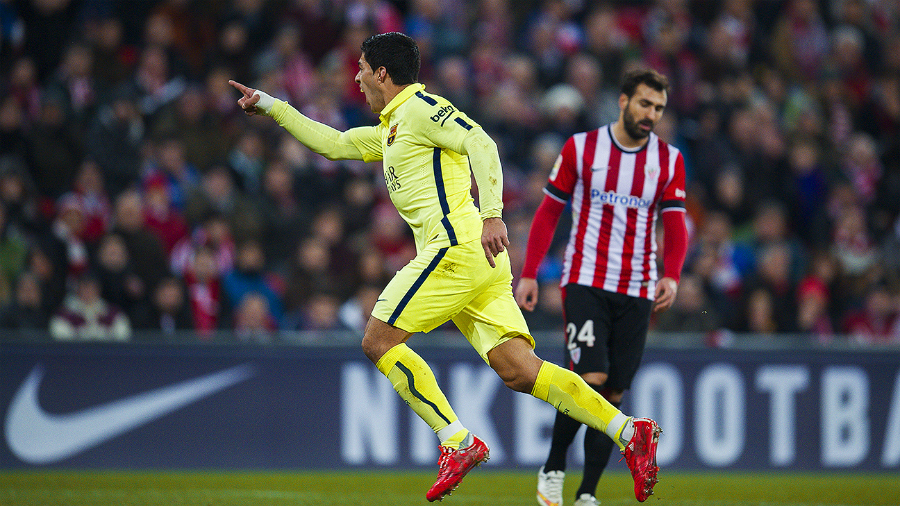 Luis Suarez heads Atletico Madrid past Getafe, maintain lead atop