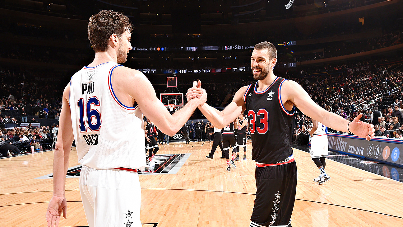 NBA All-Star Game 2015 -- Pau and Marc 