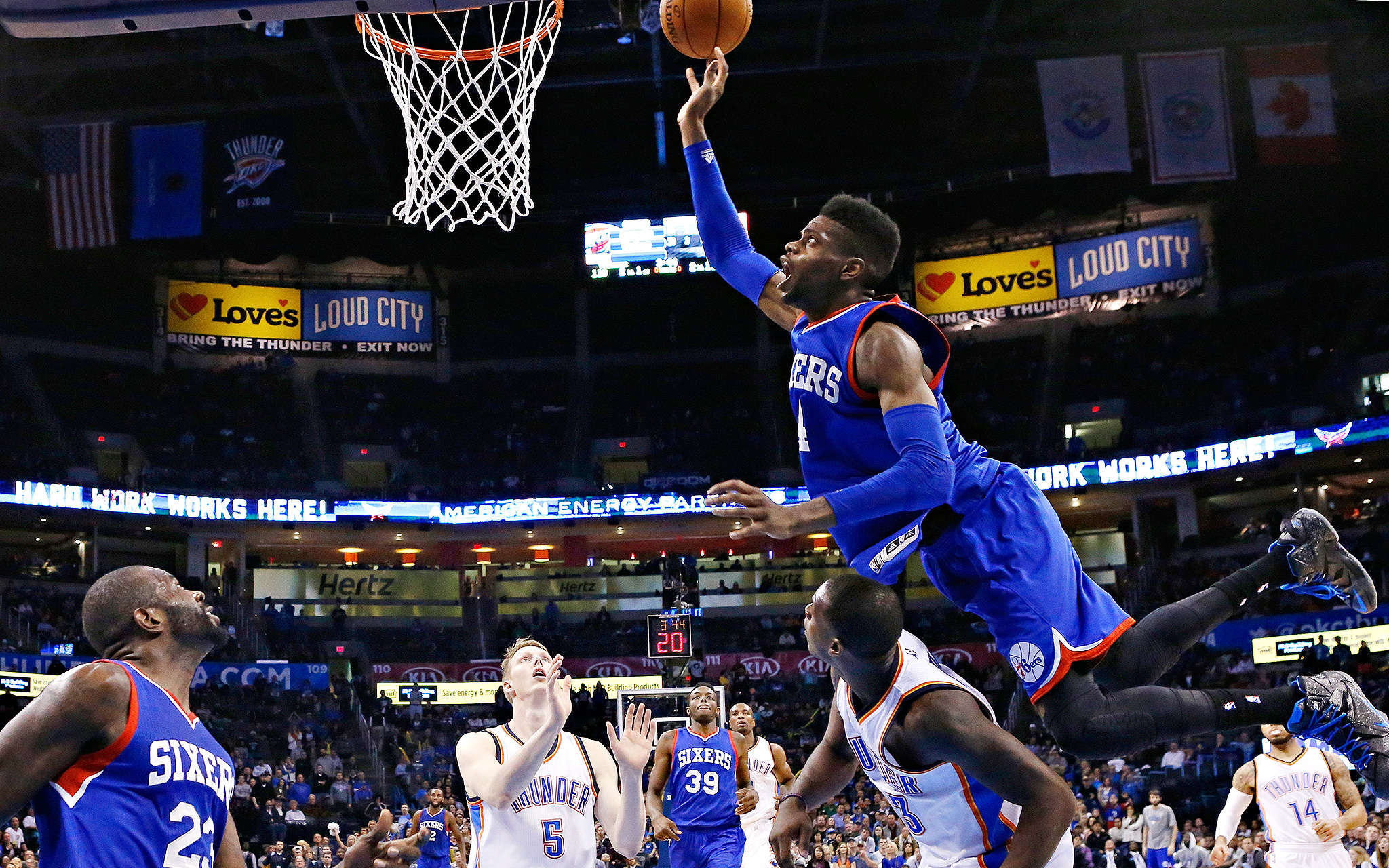 Nerlens Noel goes up - The Week in Pictures: March 2 - March 9, 2015 - ESPN