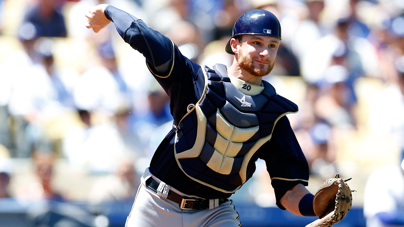 Jonathan Lucroy acquired by Texas Rangers from Milwaukee Brewers - ESPN