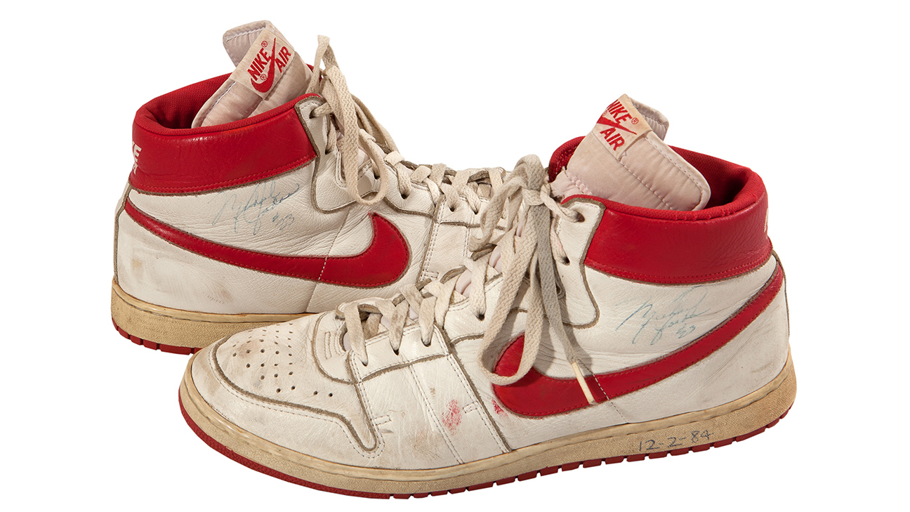 Michael Jordan shoes from 1984 sold for 
