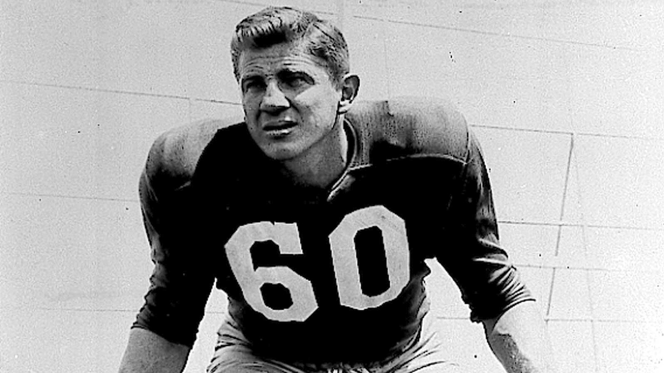 Philadelphia Eagles - Chuck Bednarik will forever be remembered for The  Hit, when he knocked out Giants running back Frank Gifford during a 1960  game