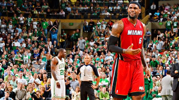 The Top 10 Lebron James Performances Against The Boston Celtics