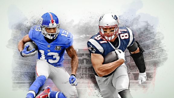 Rob Gronkowski and Odell Beckham Jr.