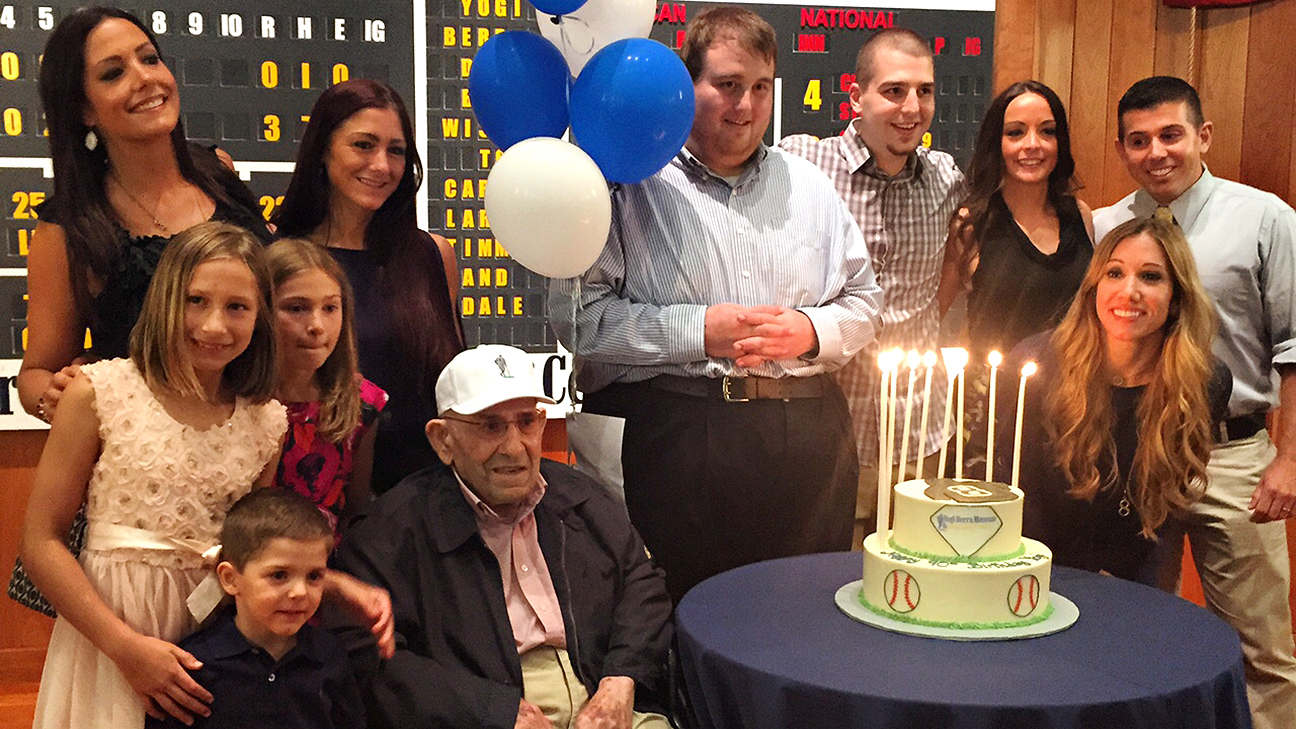 Yogi Berra celebrates 90th with replica World Series rings, MVP