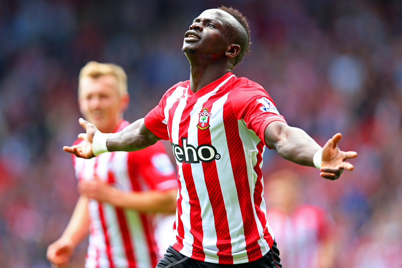 MAILLOT DOMICILE SOUTHAMPTON 2015/2016 - JOUEUR SADIO MANÉ - TAILLE S HOMME - ADIDAS