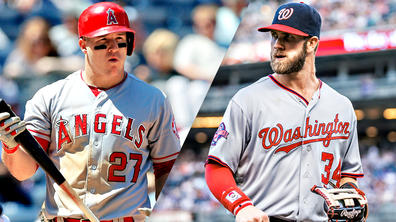 How Mike Trout could wind up with Bryce Harper in Philly - ESPN