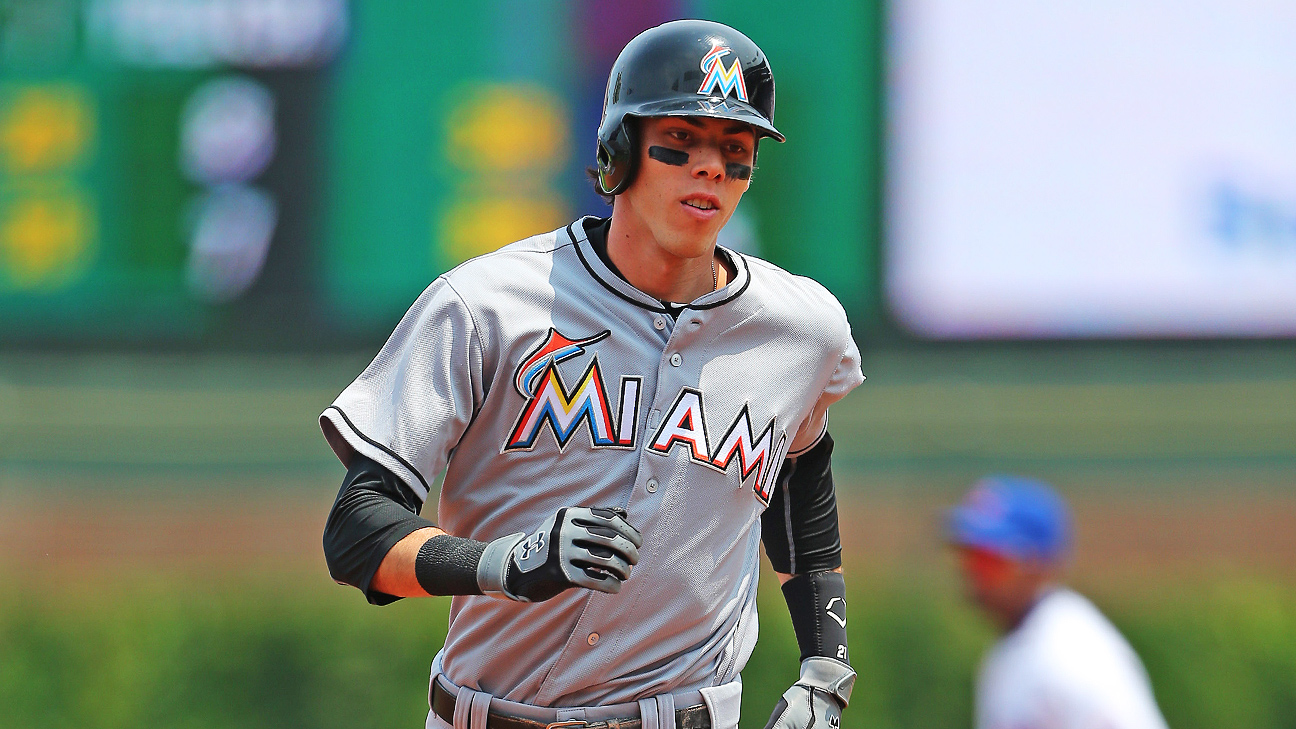 Christian Yelich of Miami Marlins denies appearing in 'false and