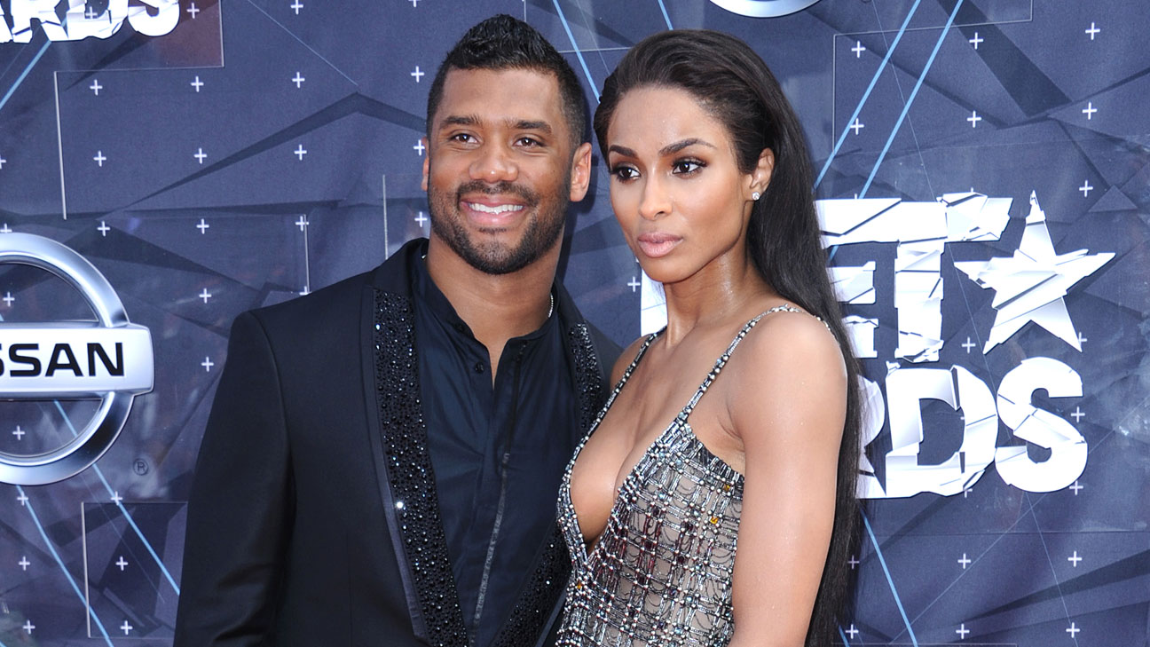 Seattle Seahawks' Russell Wilson says he and Ciara aren't having