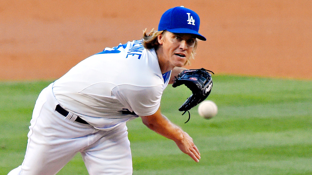 Zack Greinke of Los Angeles Dodgers to miss Friday start but hopeful to  pitch this weekend against New York Mets - ESPN