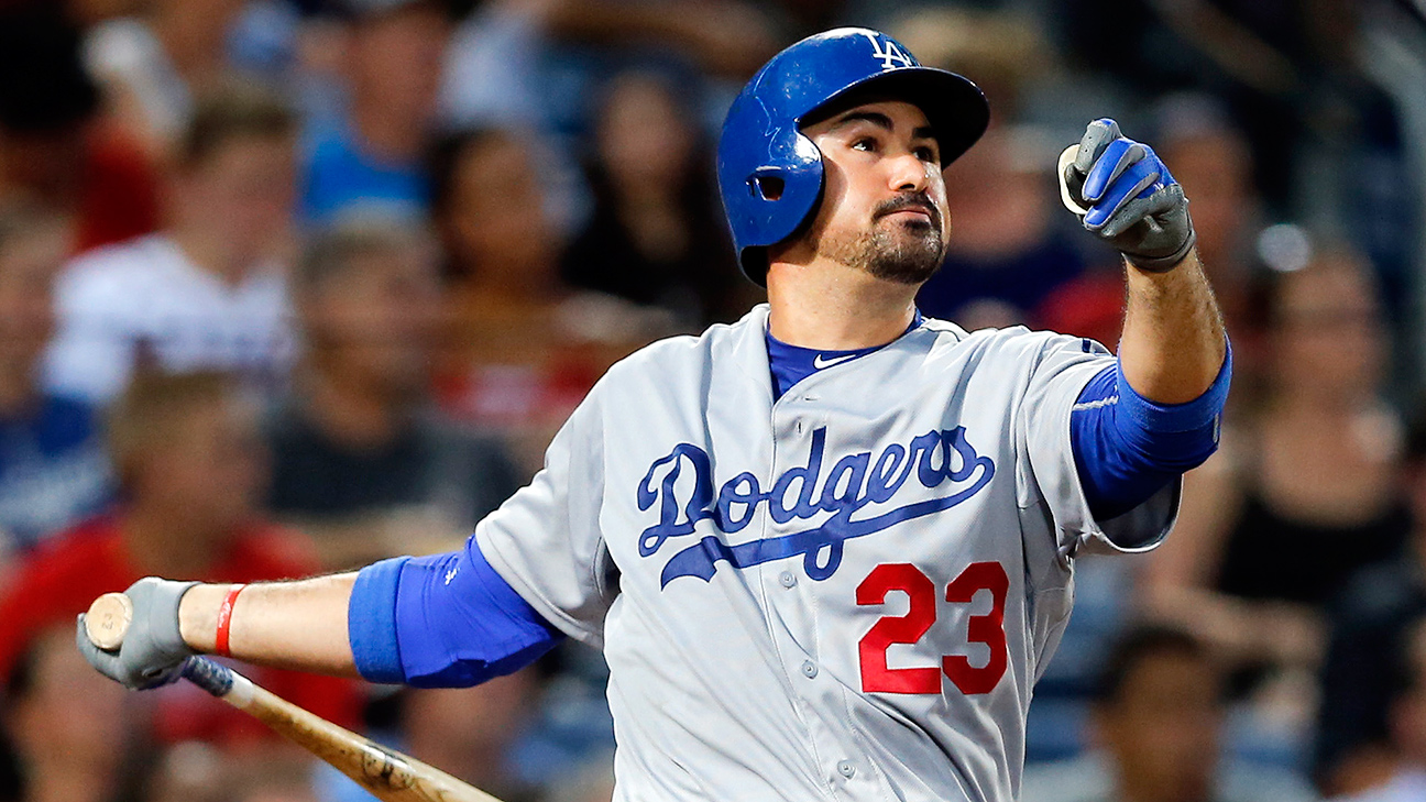 Dodgers Notes: Adrian Gonzalez returns with healthier back, limited