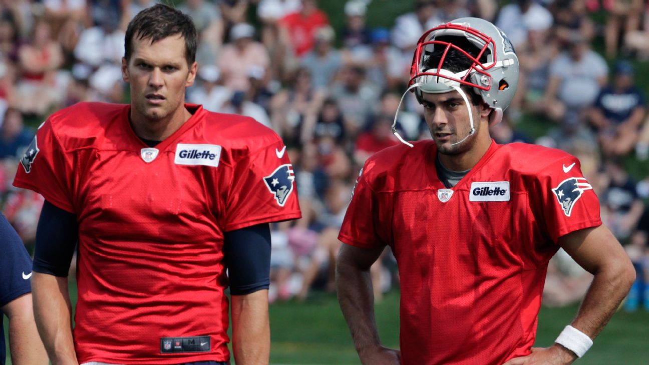 One of the NFL's better QB situations: Tom Brady, Jimmy Garoppolo