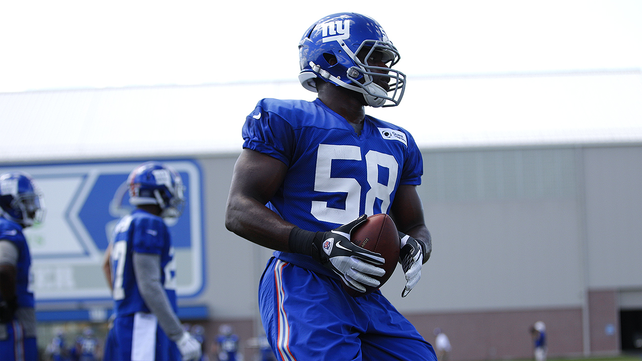 Owa Odighizuwa at Giants workouts - NBC Sports