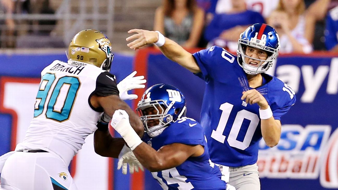 Jacksonville Jaguars vs. New York Giants: Defense stops Eli Manning, Odell  Beckham, Jr. on potential game-winning drive - Big Cat Country