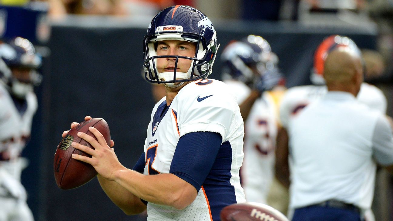 Denver Broncos' Trevor Siemian Handles Cincinnati Bengals