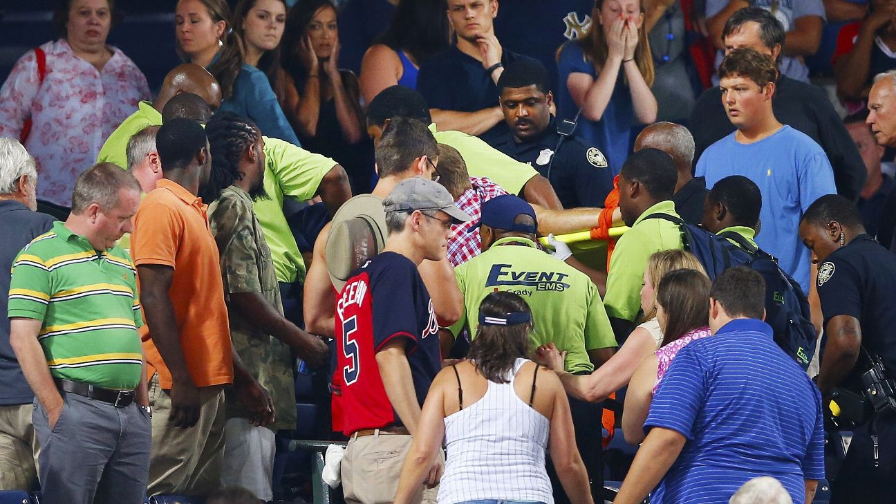 Fan who fell from Colorado Rockies' Coors Field stairs dies - ESPN
