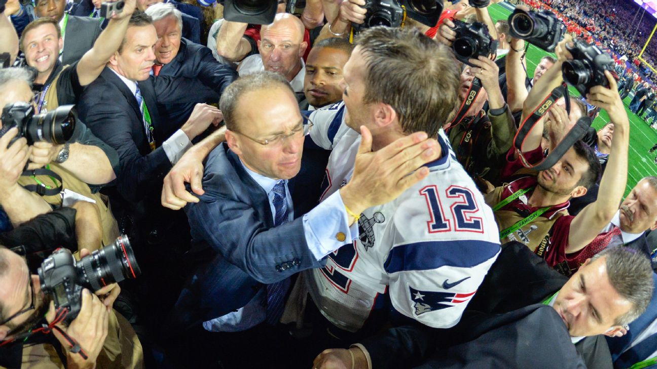 New England Patriots president Jonathan Kraft says team is 'ecstatic' for Tom  Brady, won't seek to recoup draft picks and money - ESPN