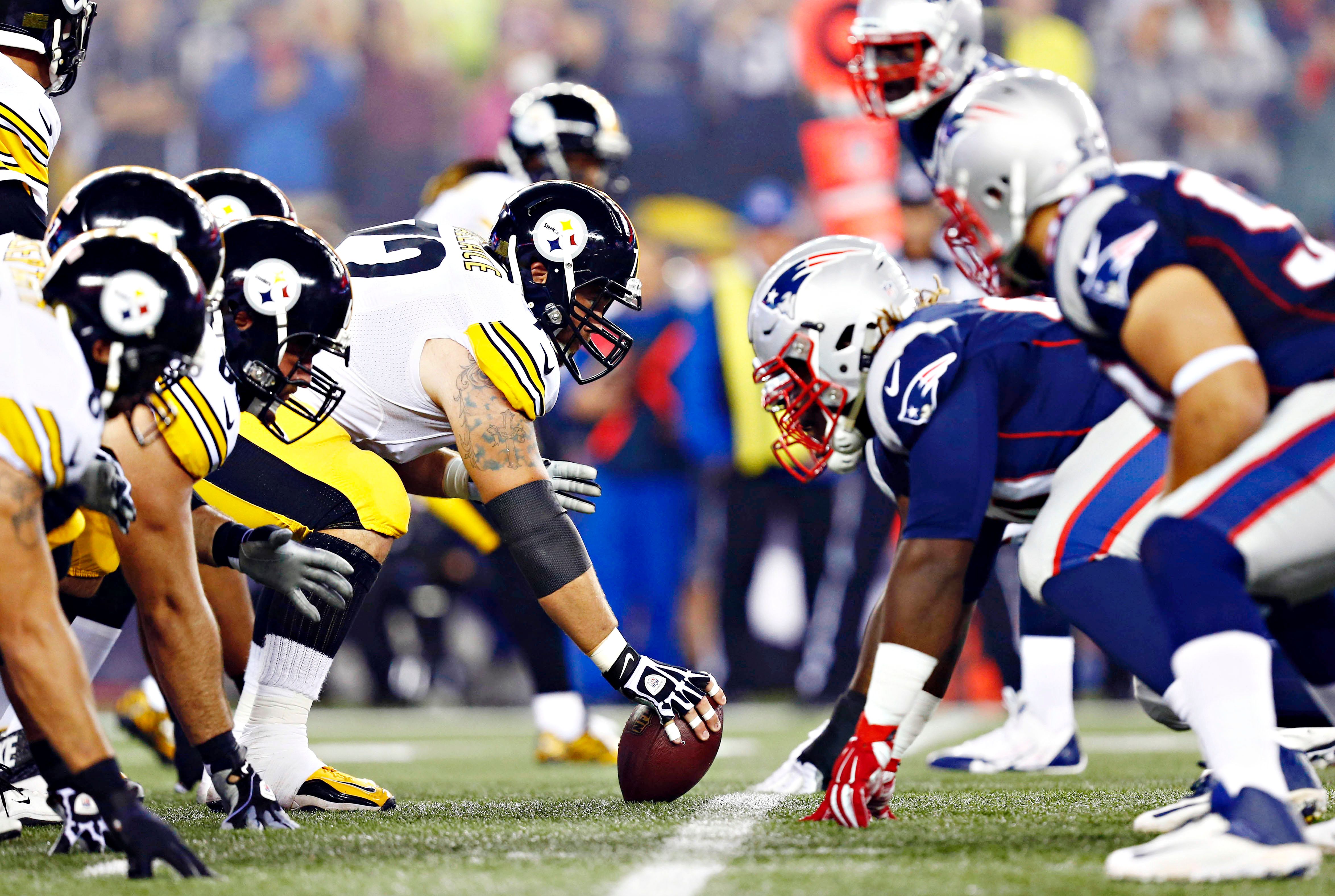 Snap Photos Patriots vs. Steelers ESPN