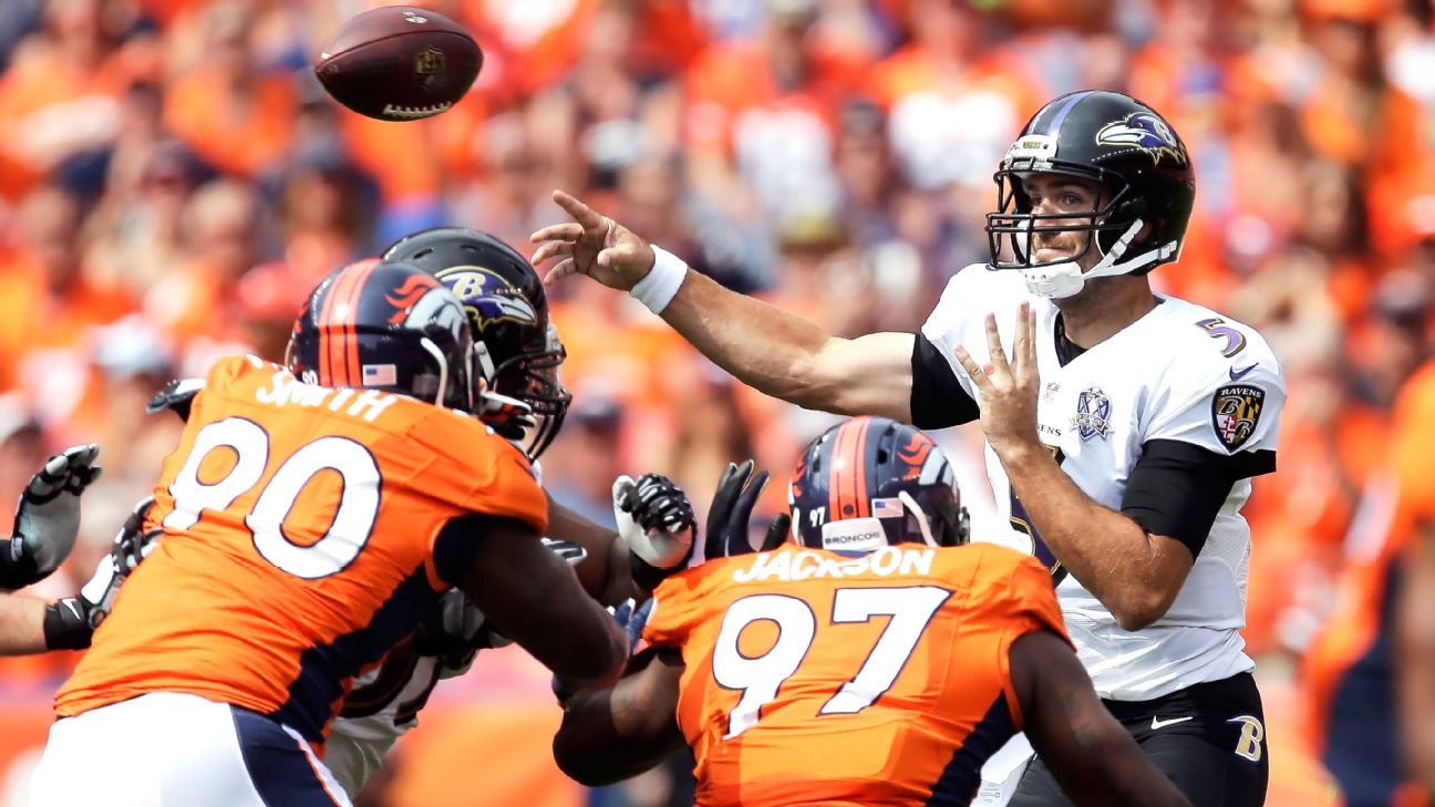 Baltimore Ravens' Joe Flacco turns bad day into horrific one in