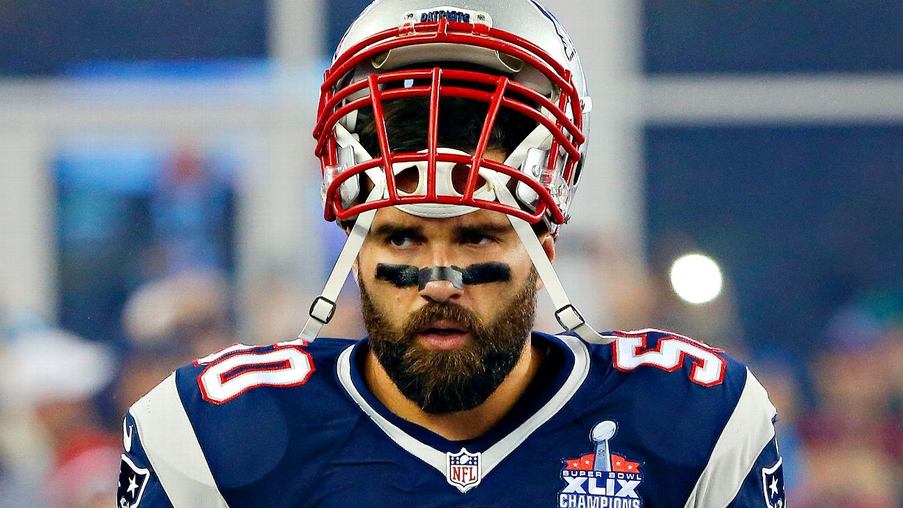 Rob Ninkovich shows versatility with ILB work at Patriots practice - ESPN -  New England Patriots Blog- ESPN