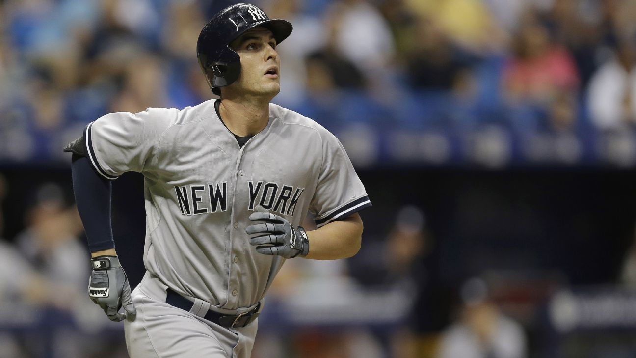 New York Yankees injured first baseman Greg Bird questioned about